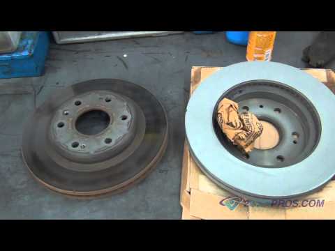 Front Brake Pads and Rotor Replacement 2007-2013 GMC Sierra