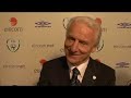 Ireland v Serbia post match IV Trapattoni