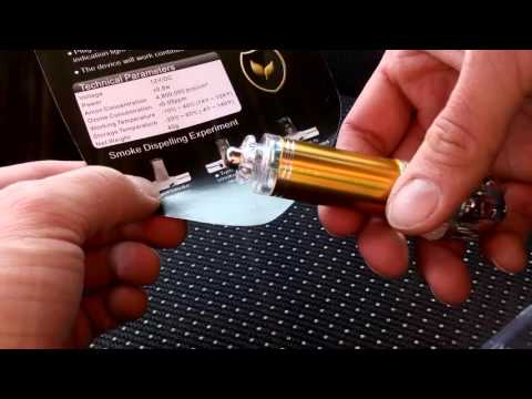 Winten WT-CAP01-SL Auto Luftreiniger löst Zigaretten Qualm und Gestank auf