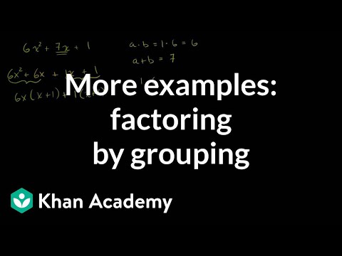 Factor by grouping and factoring completely