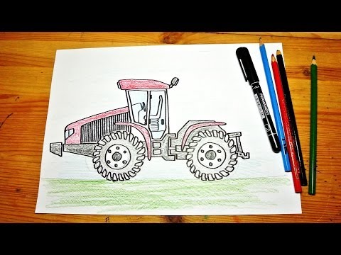 how to draw jcb step by step