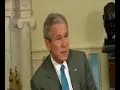 Bush con Elsa Morej�n, la esposa de Biscet