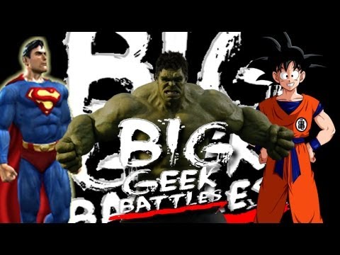 WWE 13 Powerhouse Extreme Rules Match! Superman VS Hulk VS Goku! BKBN.net Big Geek Battles!
