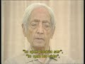 Krishnamurti - El Miedo