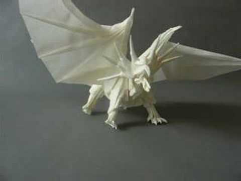 Origami dragon Kamiya Satoshi - made by