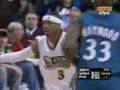 Allen Iverson 47pts Crossover On Antonio Daniels vs Wizards 05/06 *break daniels' ankles