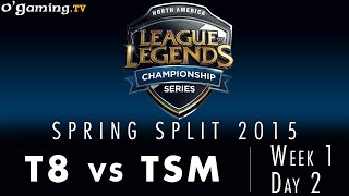 LCS NA Spring 2015 - W1D2 - T8 vs TSM