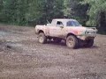 Ford pulling out a toyota Ford pulling out a toyota