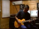 improvisaci�n sobre una base de jazz con vintage v100 lemon drop con marshall jmp1.