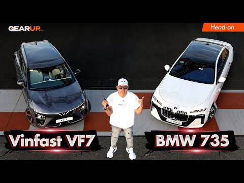 'DRAG RACE': Vinfast VF7 Plus vs BMW 735i M Sport | GearUp