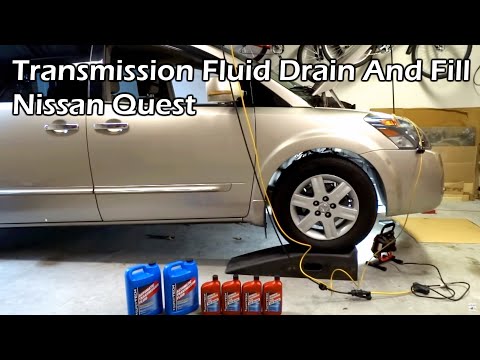 how to drain transmission fluid nissan xterra