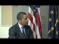 Obama interview by South Bend Tribune Part 1