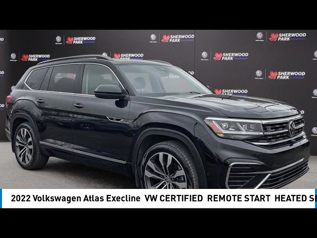 2022 Volkswagen Atlas Execline | VW CERTIFIED | REMOTE START in Cars & Trucks in Strathcona County