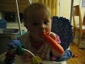 Baby Zoey And A Carrot