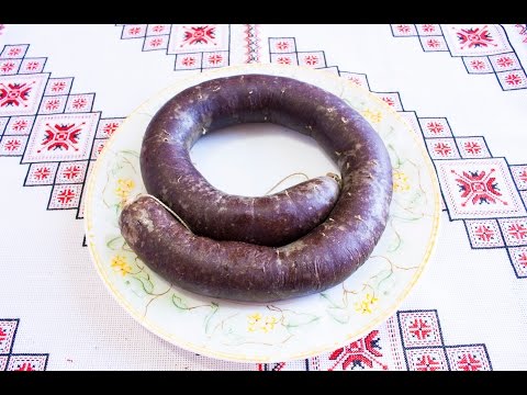 Как сделать дома кровяную колбасу