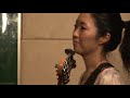 Chicken shuffle/小野アイカ(G）、江川綾（B)、吉原亜矢子（Dr)