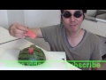 食べやすいスイカの切り方 How to Eat a Watermelon party trick【簡単ライフハック】【便利裏技】 四角スイカ