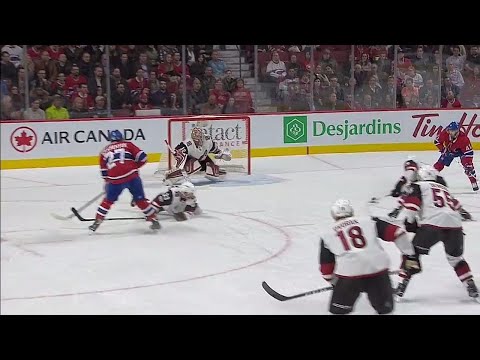 Video: Canadiens' Byron finishes off nifty pass from Galchenyuk