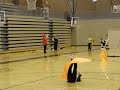 Catching Flags with feet
