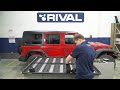 RIVAL Reinforcement Bracket Kit (Part Number: 2M.2702.K) RIVAL Reinforcement Bracket Kit - JL 4Dr