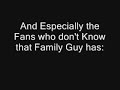 FAMILY GUY (fans) SUCK