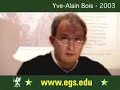 Yve-Alain Bois. European Graduate School Photo 2003 3/7 Manele-Gratis.net