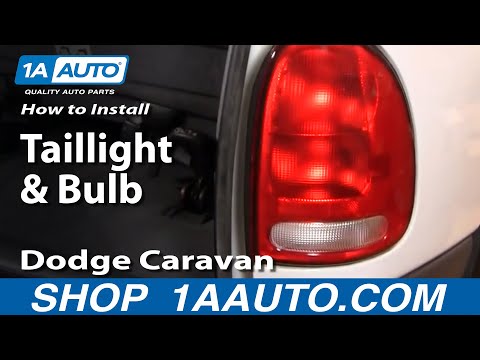 How To Install Replace Taillight and Bulb Dodge Caravan 96-00 1AAuto.com