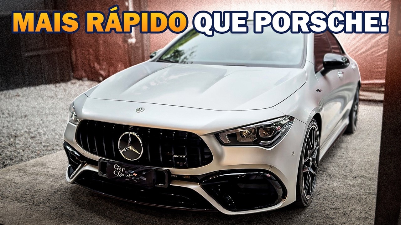 O MERCEDES CLA 45 S É UM FOGUETE MAIS RÁPIDO QUE PORSCHE!!🔥