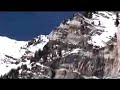 Max Kuszaj  Ski BASE off Hellgate cliffs in Alta, Utah.
