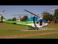 Snowy Hydro SouthCare landing at the Moruya Country Markets.