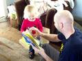 Reading books with Daddy