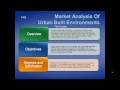 Market Analysis of Urban Built Environments - Course Overview