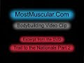 Bodybuilder Rob Garcia trains tris, poses biceps