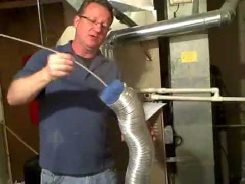 how to clean lint from dryer vent