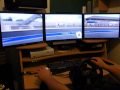 matrox triplehead gtr and g25 gameplay 5040x1050