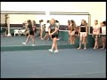 Frontier High School Cheerleaders tumbling