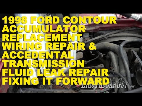 1998 Ford Contour AC Repair, Wiring Repair, Transmission Fluid Leak Repair -Fixing it Forward 1998 Ford Contour AC Repair, Wiring Repair, Transmission Fluid Leak Repair -Fixing it Forward