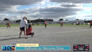 Rochester Youth Softball Debruler vs Winning Edge