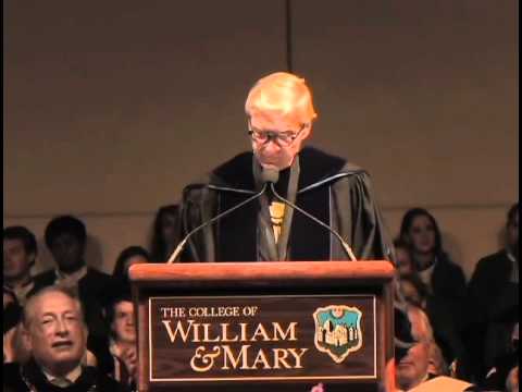 Commencement 2012: President Taylor Reveley's closing remarks