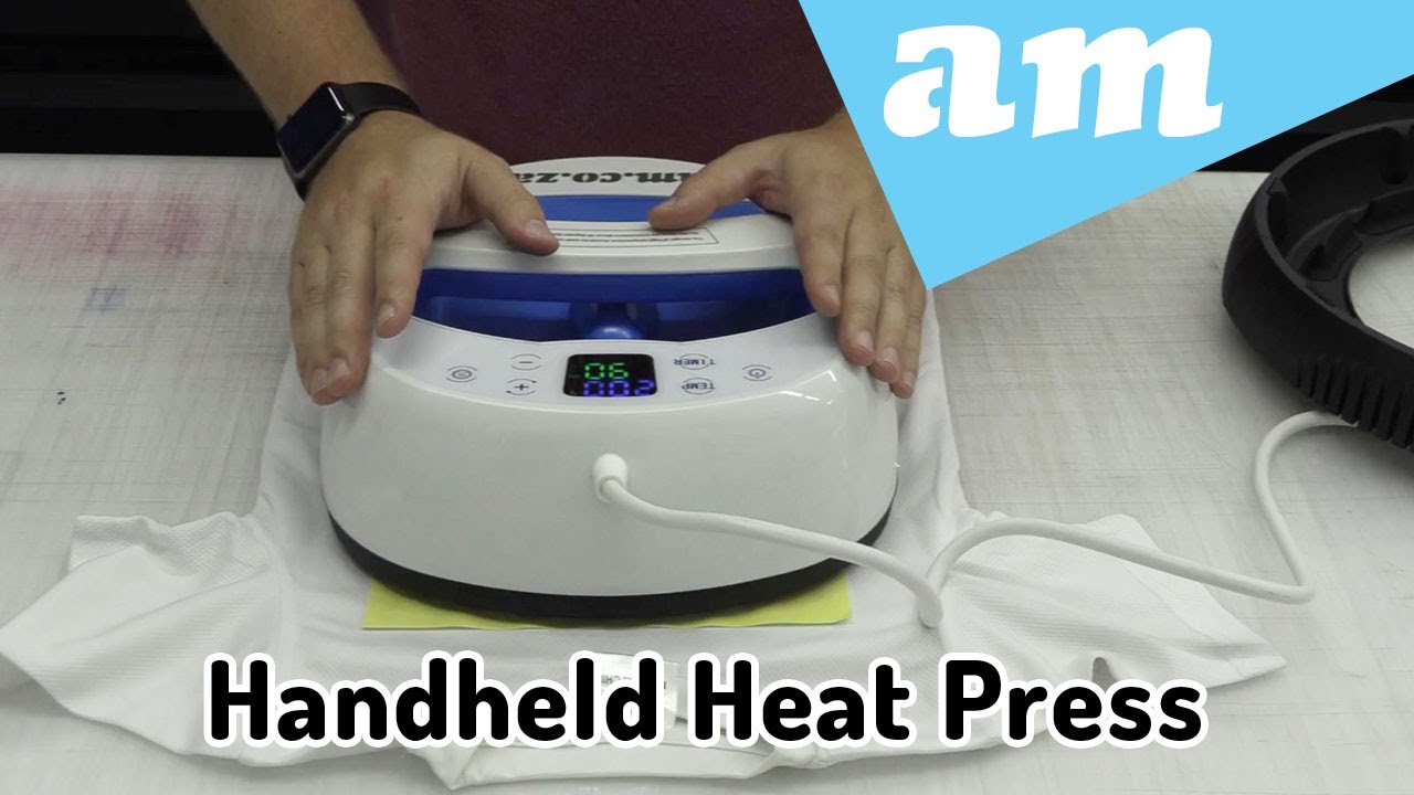 High-Frequency Portable Handheld Heat Press and Test on Heat Transfer Vinyl and Sublimation Print