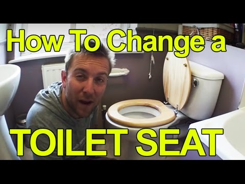 how to remove toilet seat