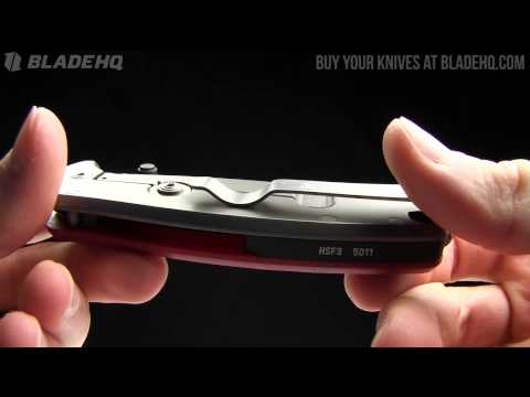 DPx HEST/F 2.0 Knife Red G10 & Titanium Folder (3.19" Plain) BHQ Exclusive