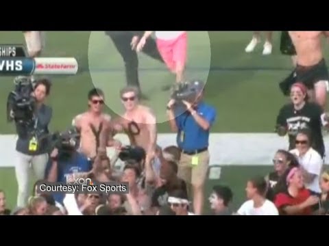 WATCH: Students Are Tripped By An Officer After A State Soccer Game