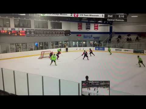 Central Districts 3 13 22 Goal #2 # 19 vs Team Wisconsin