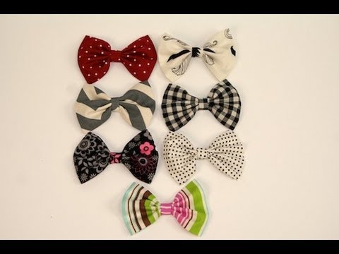 how to hair bow pinterest