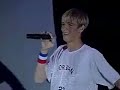 Aaron Carter mini concert on fashion rock