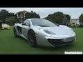 BrianZuk records the all new Mclaren, the MP4-12C, at the 2010 Pebble Beach Concours D'Elegance. The video shows then interior and exterior of the MP4-12C, then a Start Up followed by some Driving and light Revving.