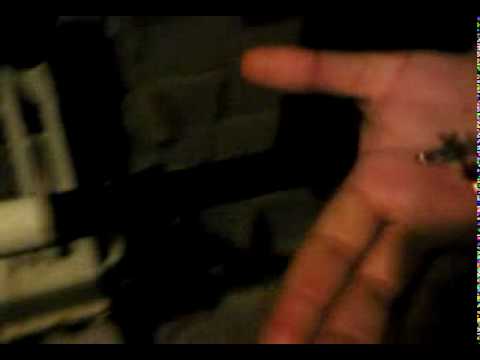 2mm pinfire handgun in action