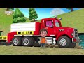 Car Loader Trucks | Cars toys videos, police chase, fire truck - Surprise eggs - Jugnu Kids