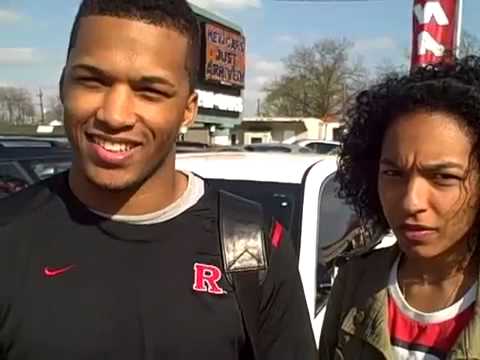 Rutgers star running back scores with The Auto Credit Company